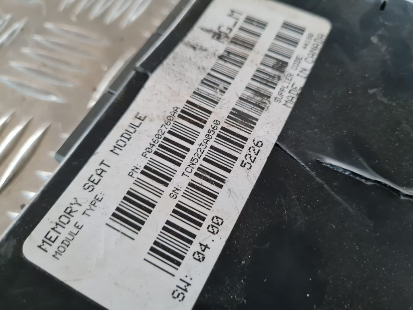 Sēdekļu vadības bloks priekš CHRYSLER VOYAGER 2006 7 Sēdekļu vadības bloks priekš CHRYSLER VOYAGER 2006