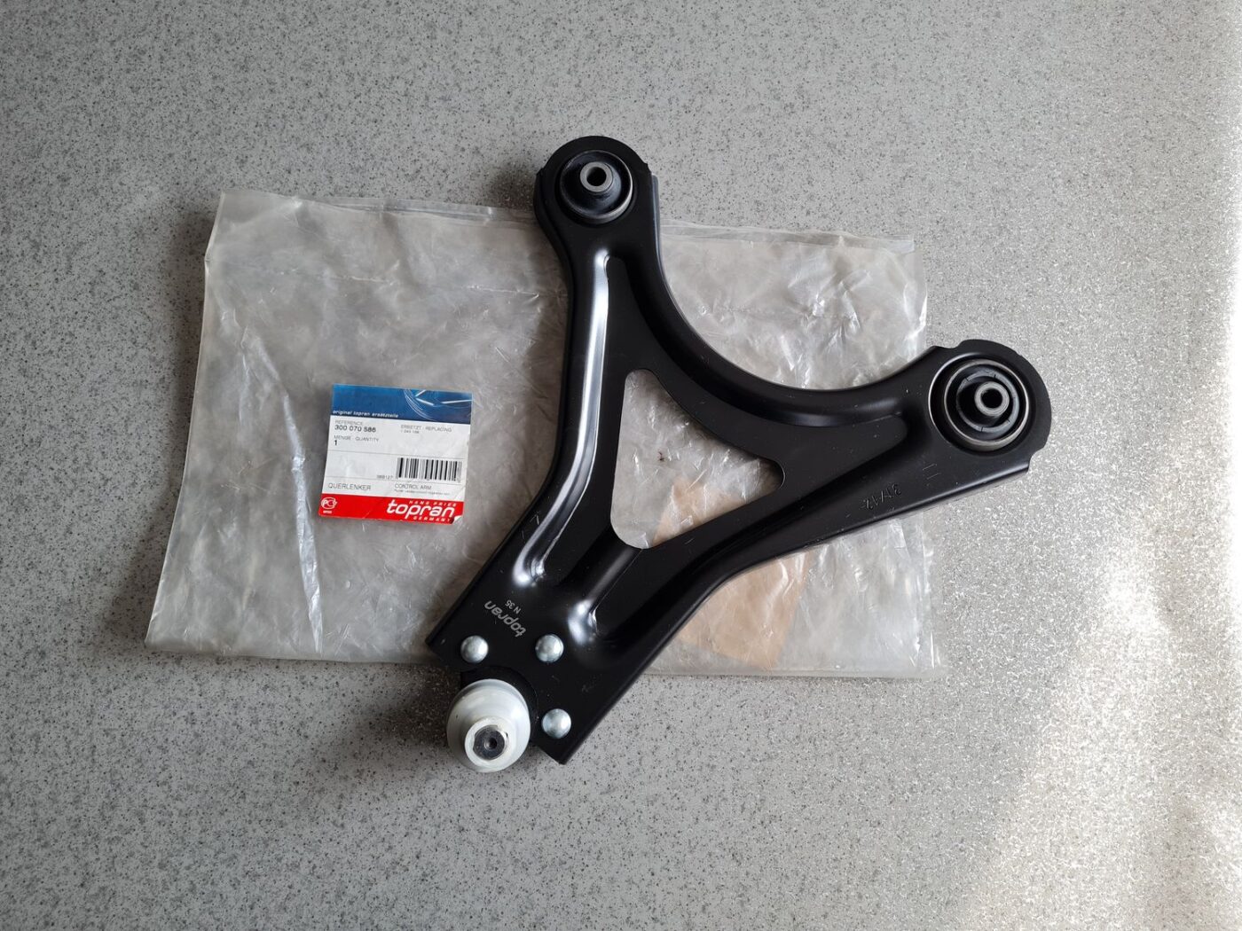 Priekšējas piekares svira priekš 1 Priekšējas piekares svira priekš