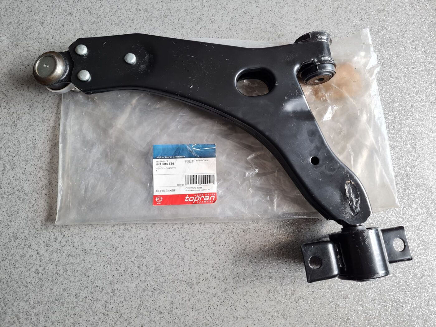 Priekšējas piekares svira priekš 2 Priekšējas piekares svira priekš