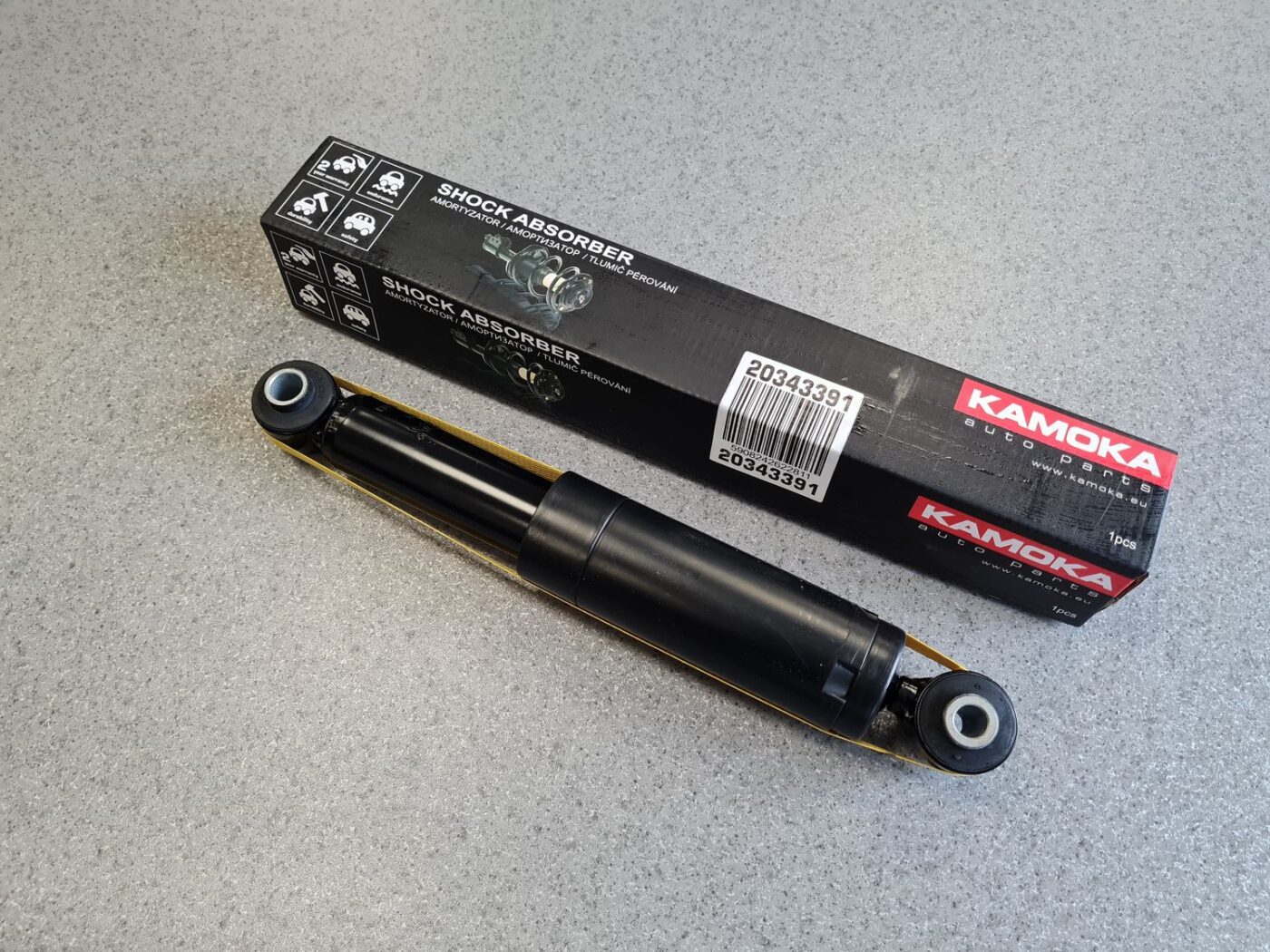 Aizmugurējais amortizators priekš 2 Aizmugurējais amortizators priekš