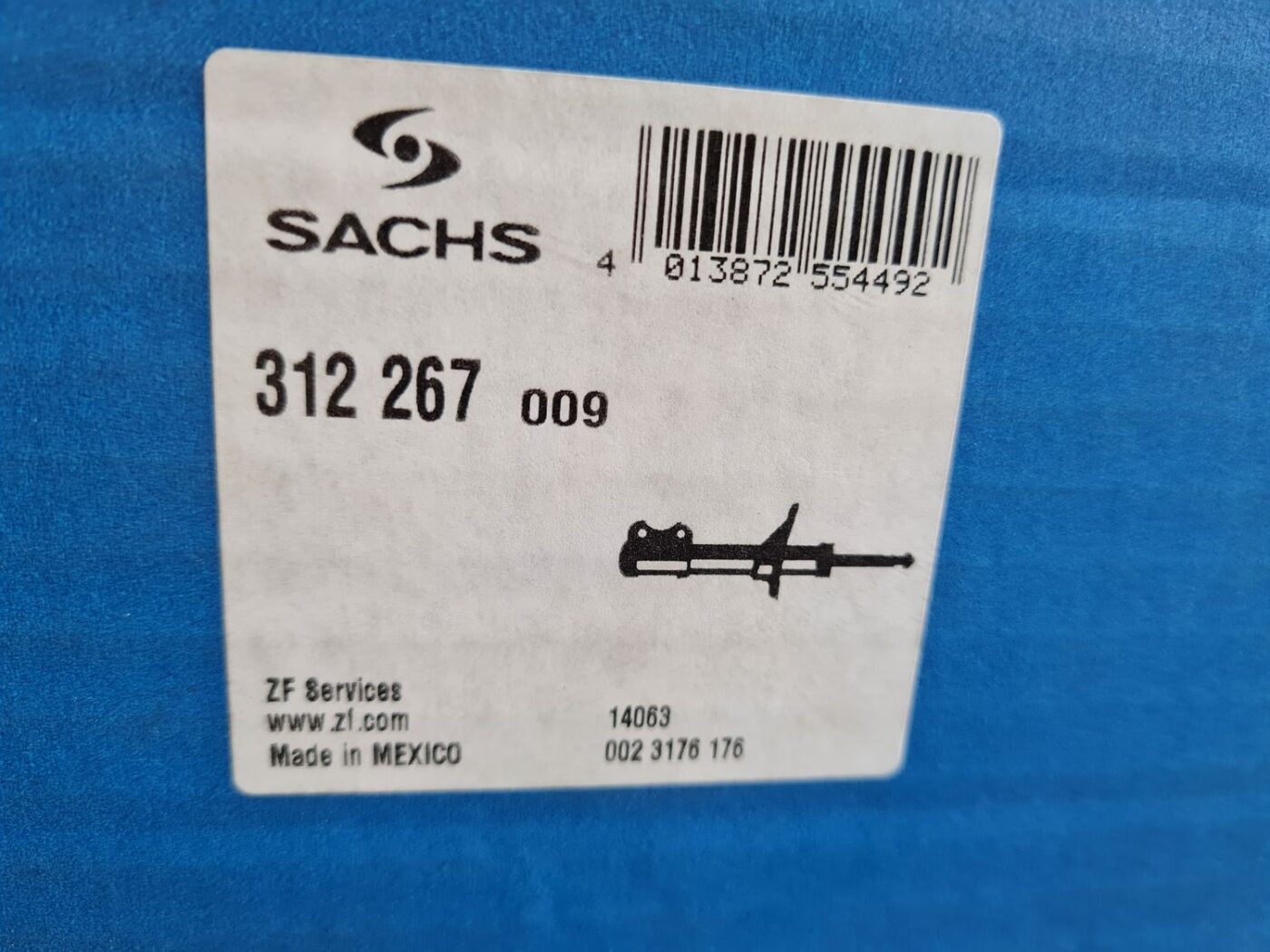 Priekšējais amortizators priekš 2 Priekšējais amortizators priekš