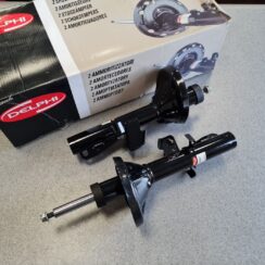 Aizmugurējais amortizators priekš