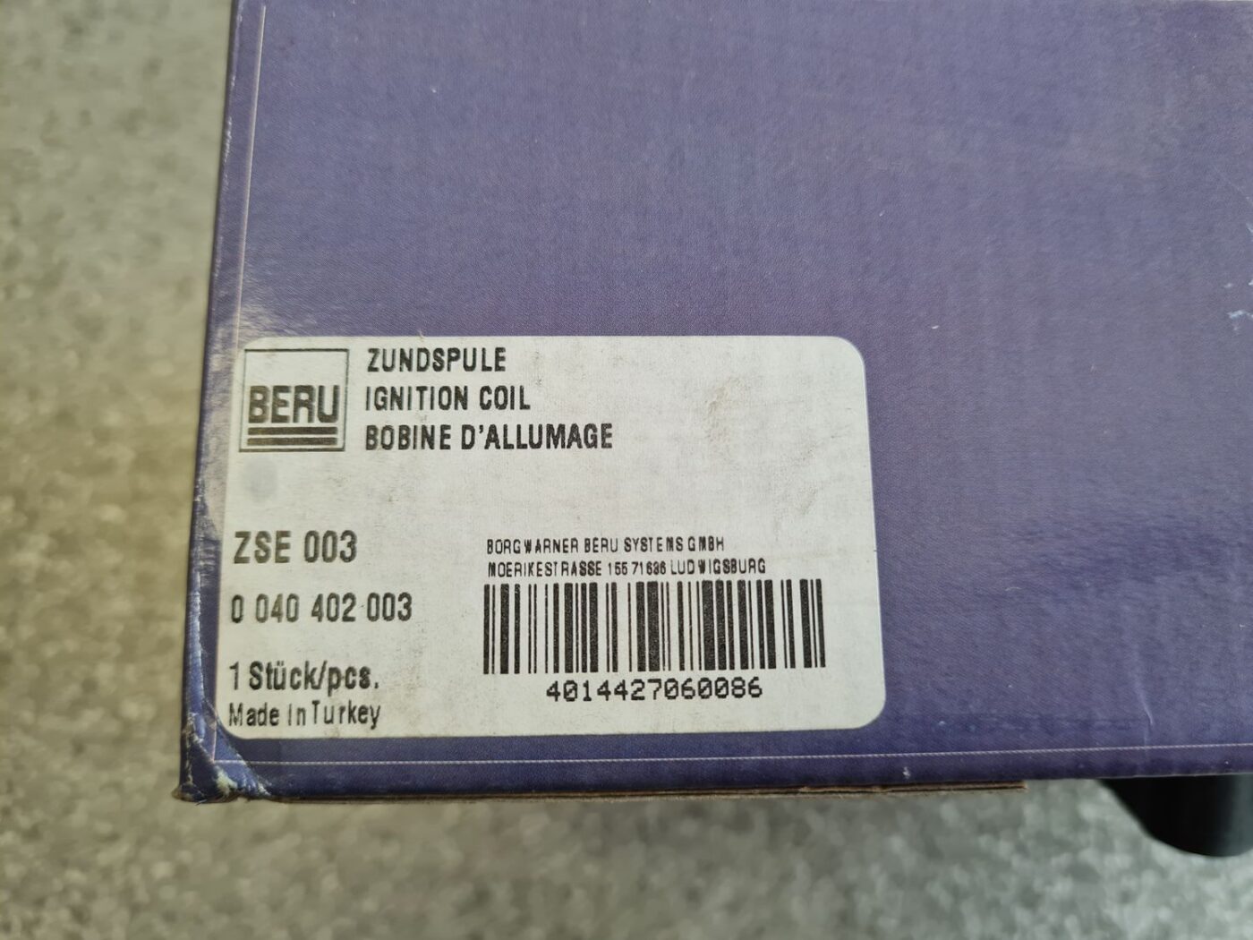 Augstsprieguma spole priekš 3 Augstsprieguma spole priekš