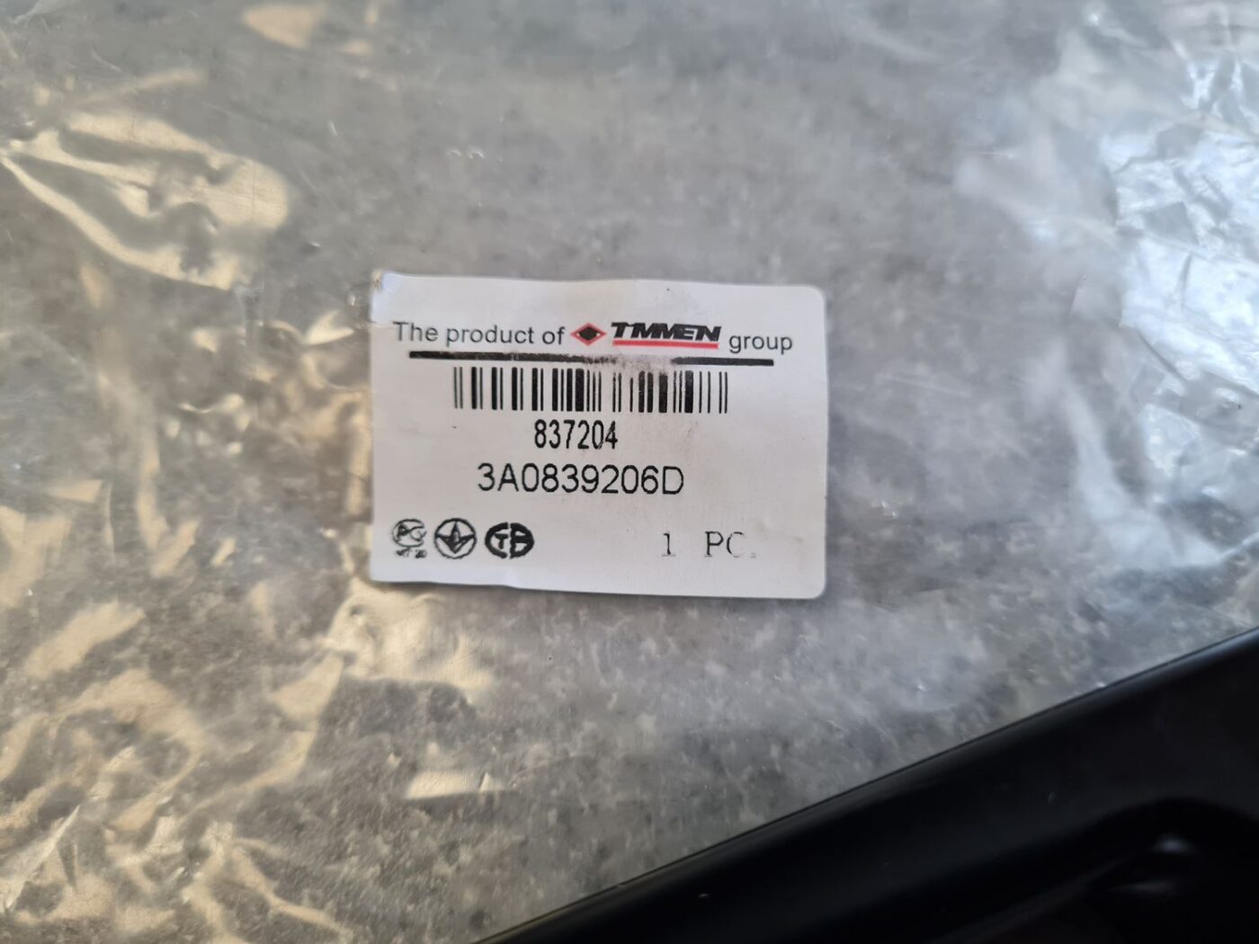 Aizmugurējāis labais durvju rokturis priekš 3 Aizmugurējāis labais durvju rokturis priekš