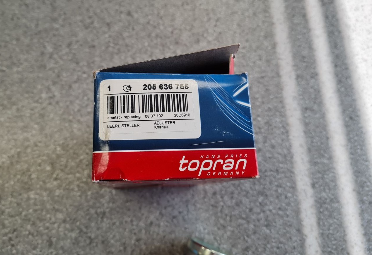 Gaisa ieplūdes vārsts priekš 4 Gaisa ieplūdes vārsts priekš