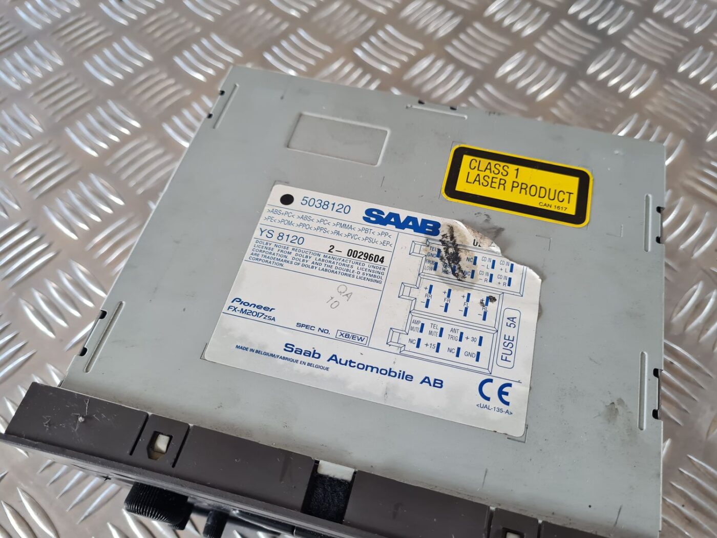 CD/DVD/Navigācijas bloks priekš SAAB 9-5 1999 6 CD/DVD/Navigācijas bloks priekš SAAB 9-5 1999