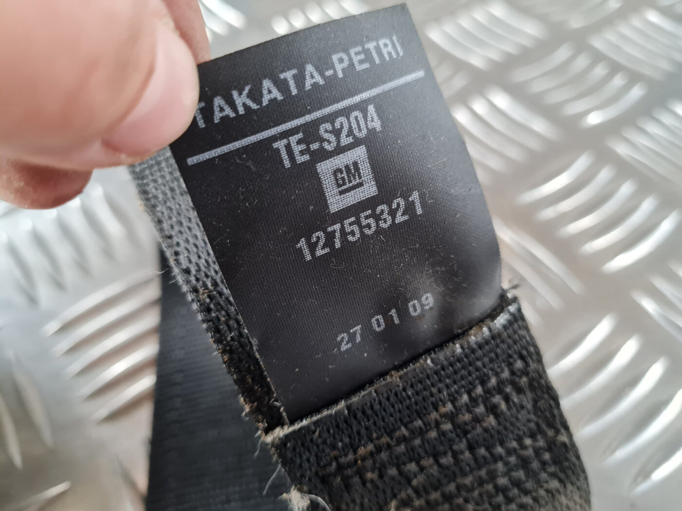 Aizmugurējā kreisa drošības josta priekš SAAB 9-3 2009 7 Aizmugurējā kreisa drošības josta priekš SAAB 9-3 2009