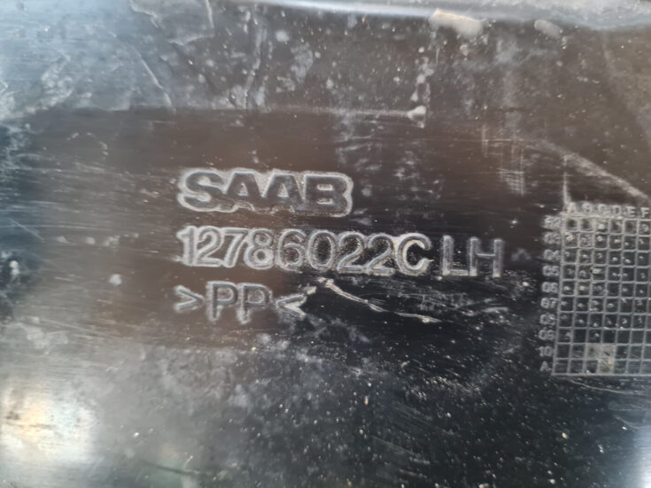 Aizmugurējais kreisais paspārns priekš SAAB 9-3 2009