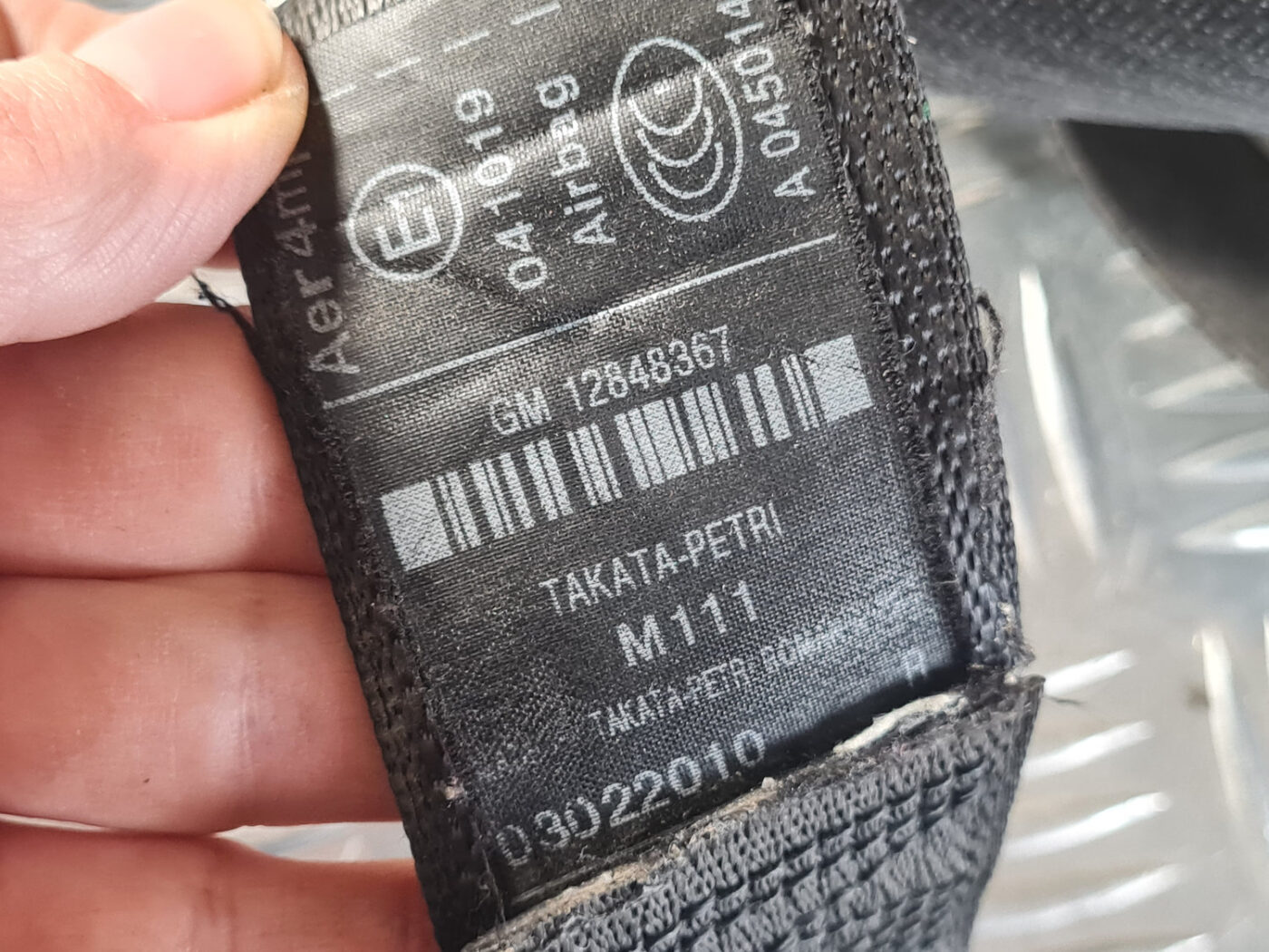 Priekšējā labā drošības josta priekš OPEL INSIGNIA 2010 5 Priekšējā labā drošības josta priekš OPEL INSIGNIA 2010