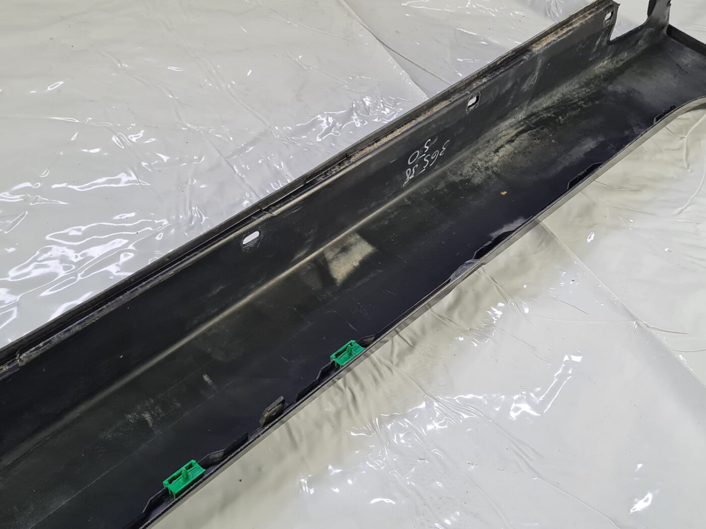 Ārēja sliekšņa kreisa uzlika priekš BMW 525D E61 2007 TOURING BLACK 6 Ārēja sliekšņa kreisa uzlika priekš BMW 525D E61 2007 TOURING BLACK