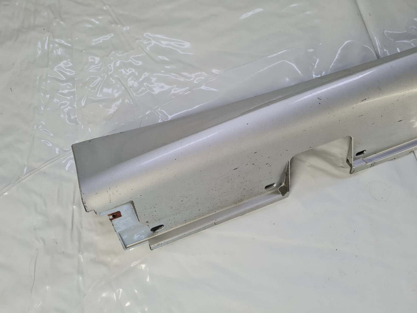 Ārēja sliekšņa kreisa uzlika priekš BMW 530D E61 2006 TOURING TITANSILVER 2 Ārēja sliekšņa kreisa uzlika priekš BMW 530D E61 2006 TOURING TITANSILVER