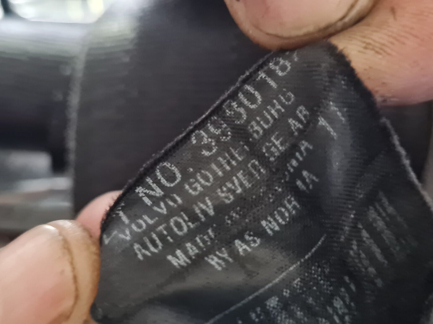 Priekšējā kreisā drošības josta priekš VOLVO XC 60 2009 5 Priekšējā kreisā drošības josta priekš VOLVO XC 60 2009