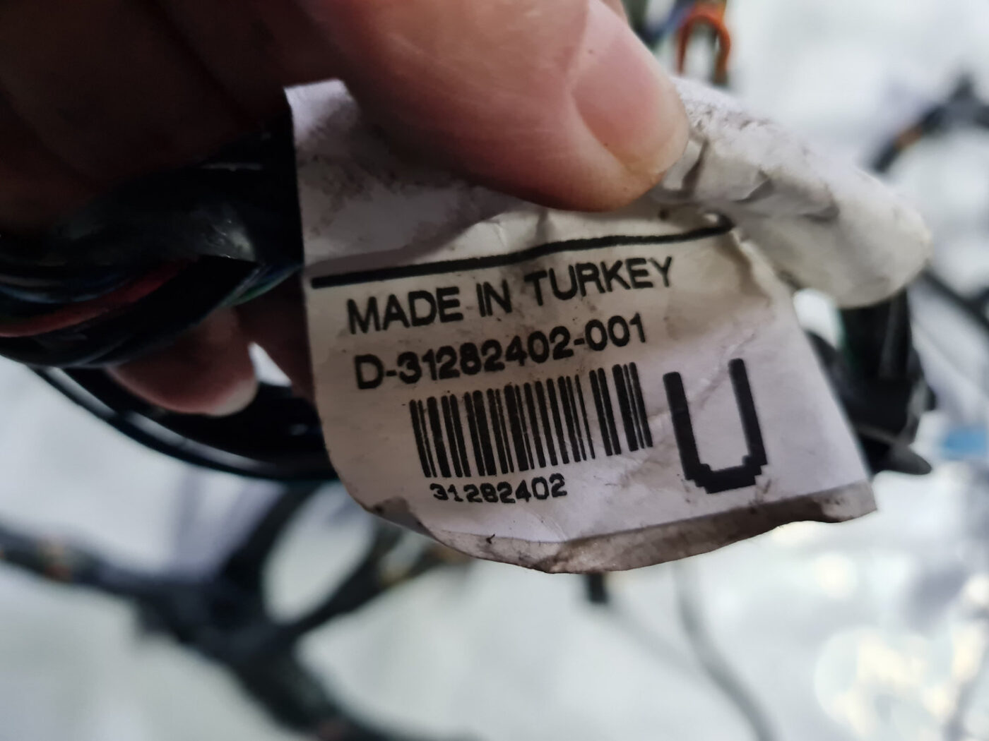 Mērinstrumentu paneļa elektrovads priekš VOLVO XC 60 2009 4 Mērinstrumentu paneļa elektrovads priekš VOLVO XC 60 2009