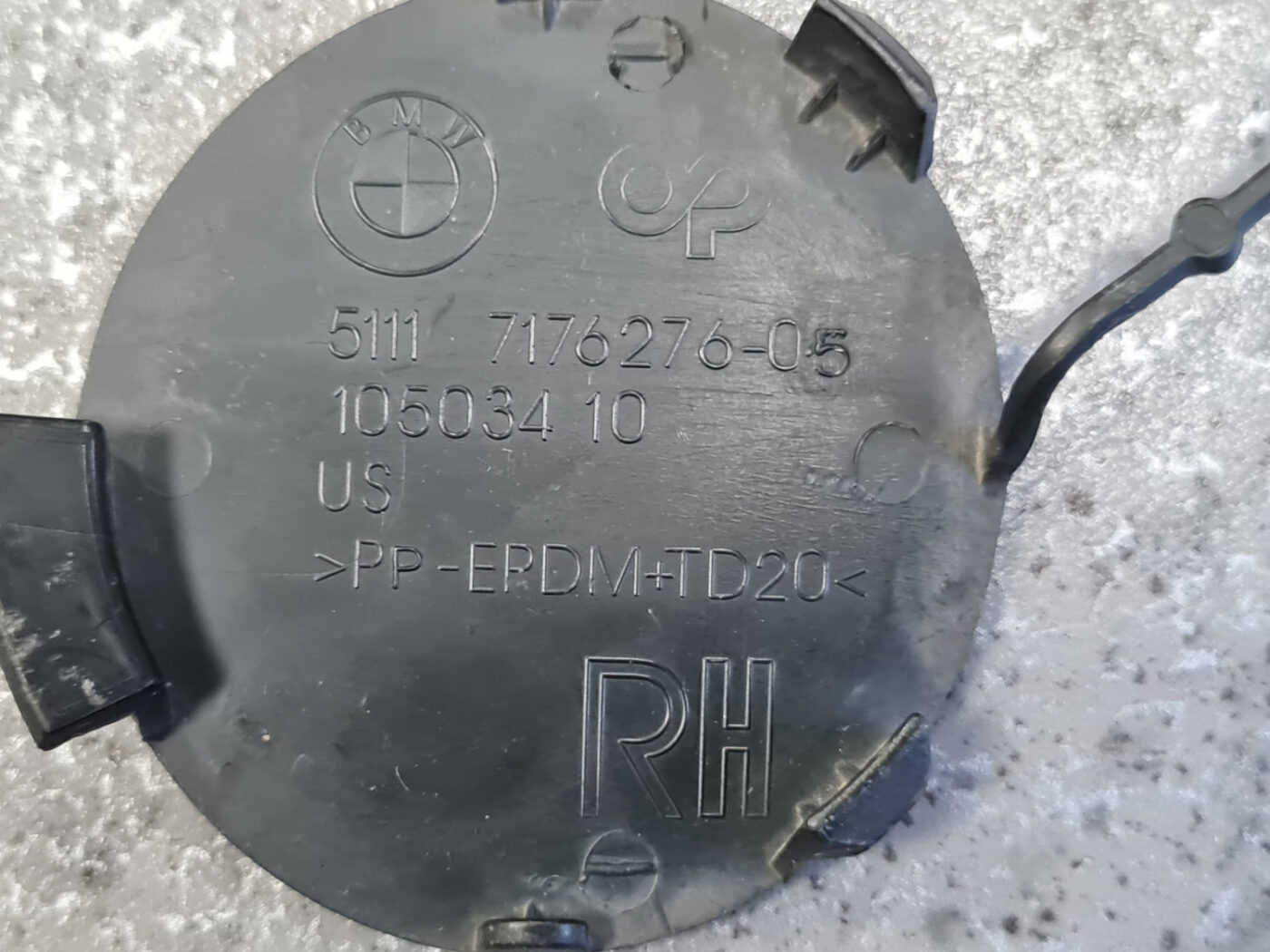 Priekšēja bufera vilkšanas āķa vāks priekš BMW X6 E71 2008-2014 3 Priekšēja bufera vilkšanas āķa vāks priekš BMW X6 E71 2008-2014